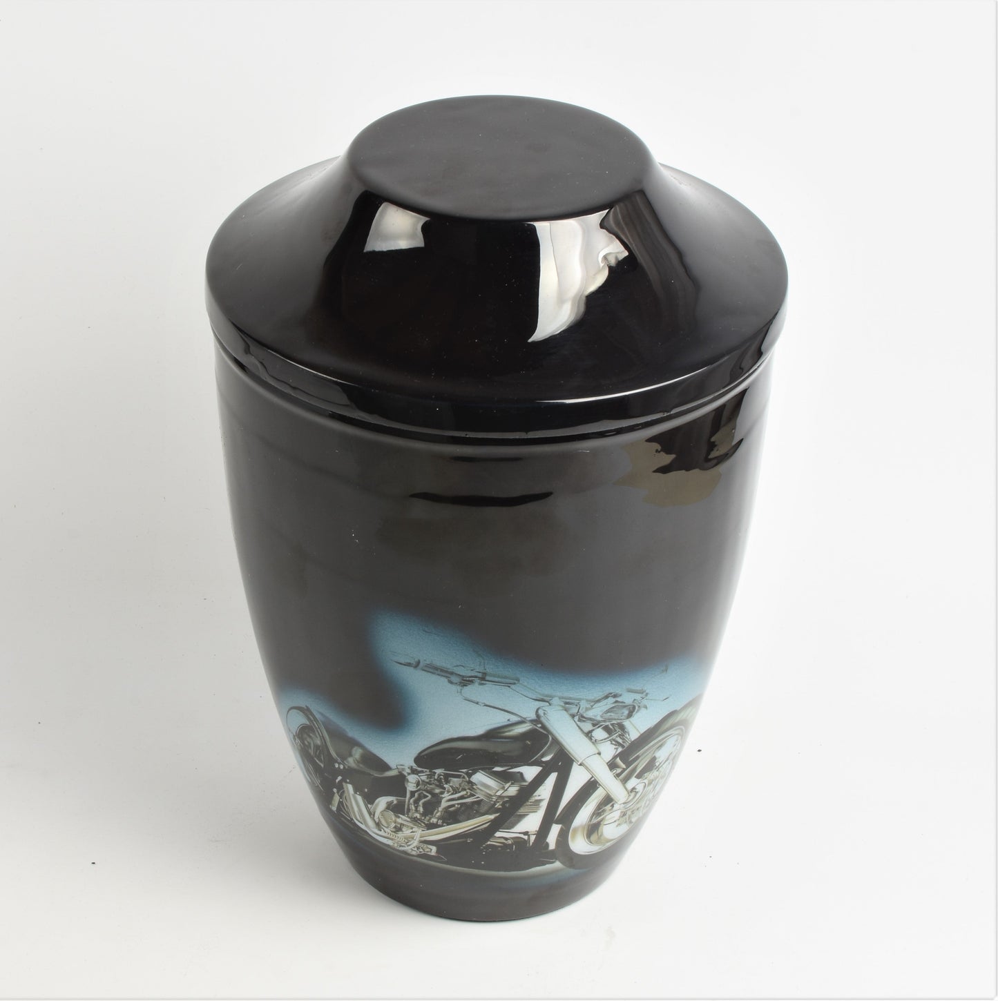 Bike Iron Metal Cremation Urns With Free Ashes Bag