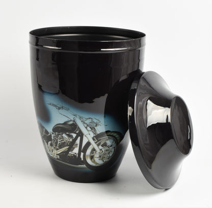 Bike Iron Metal Cremation Urns With Free Ashes Bag