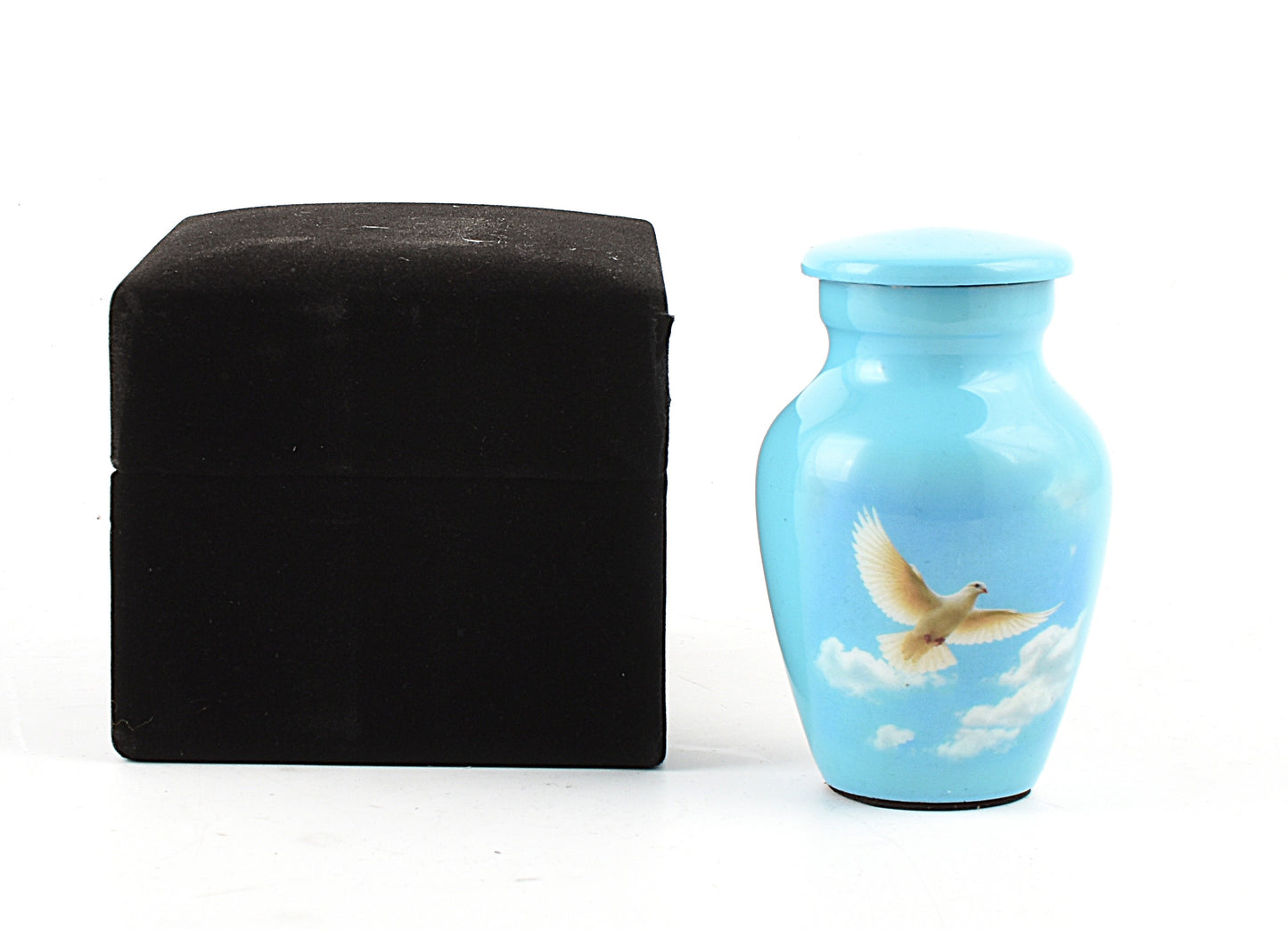 Mini Sky Blue Dove Small Keepsake Urn