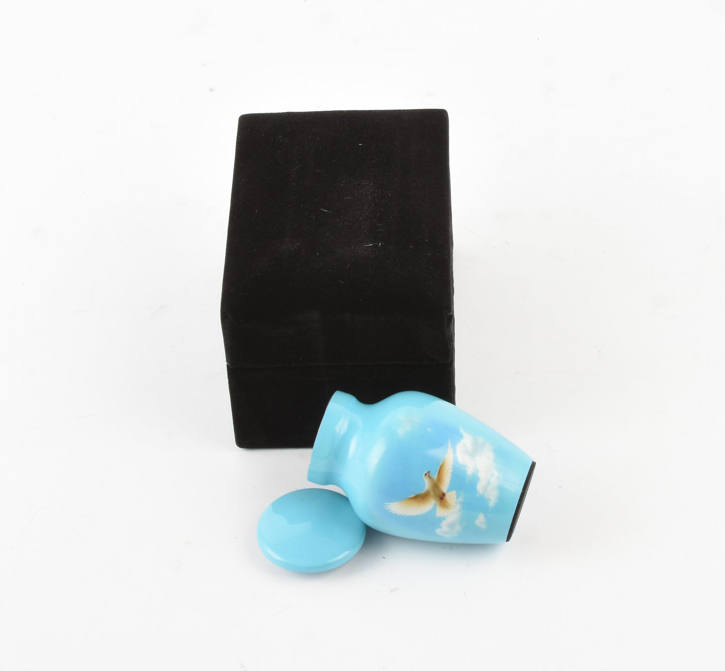 Mini Sky Blue Dove Small Keepsake Urn