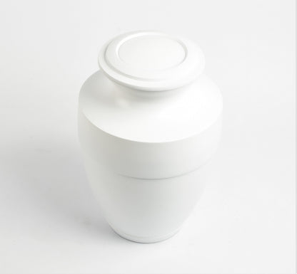 Large Elegant White Urn
