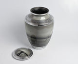 Fisher Man Fishing Aluminium Cremation Urn