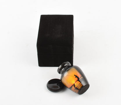 Mini Fishing Sunset Small Keepsake Urn