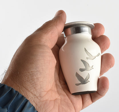Mini Flying Bird Keepsake Cremation Urn
