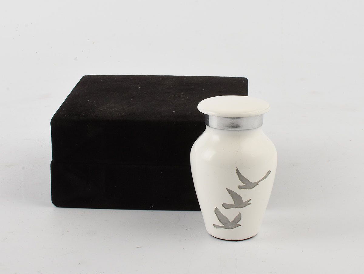 Mini Flying Bird Keepsake Cremation Urn