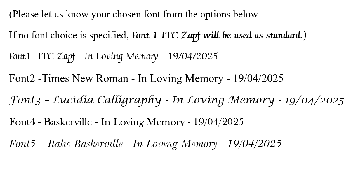 Engraved Plaque - Brushed Gold or Brushed Silver