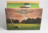 Golf MDF/Teak Wood Casket For Ashes