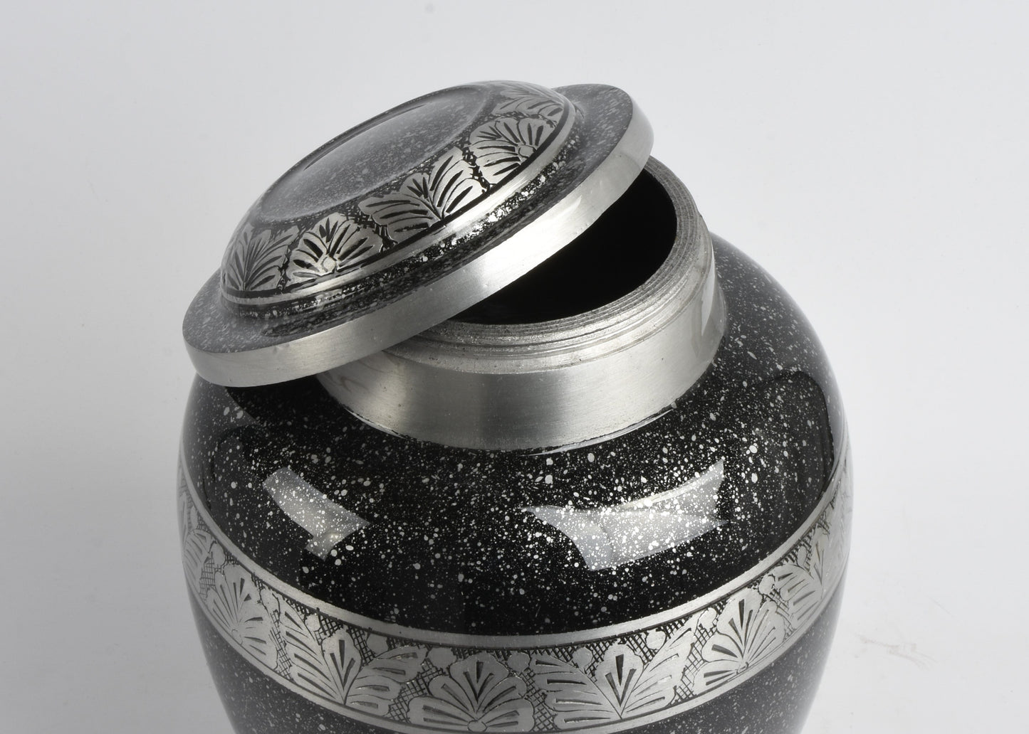 Grey & Silver Dove Cremation Urn