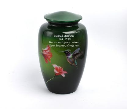 Humming Bird Adult Cremation Urn