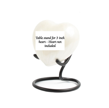 Table stand for 3 Inch heart Keepsake