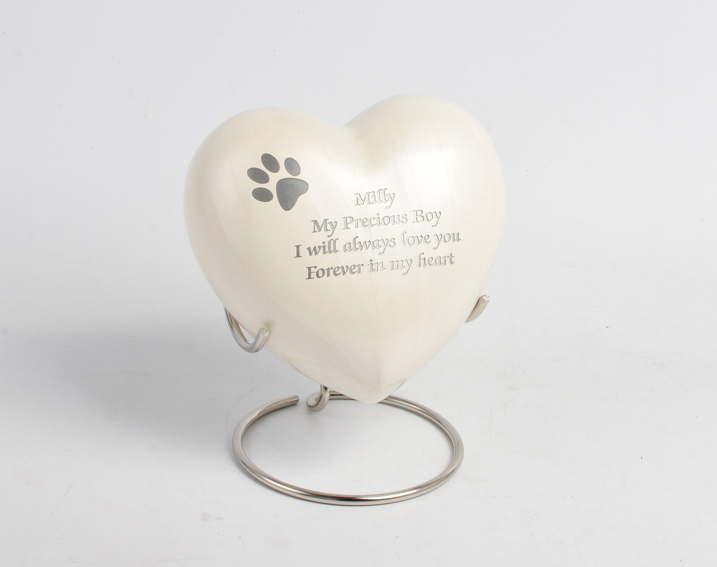 Heart Cremation Ashes Urn - Large-Medium-Small  – Adult Child or Dog Cat Pet Memorial