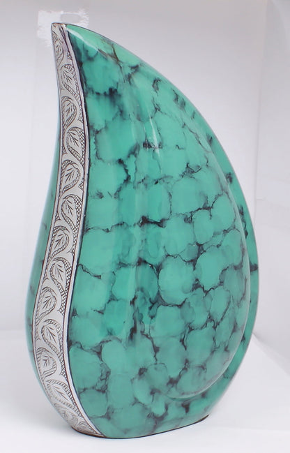 cremation urn for ashes , urn for ashes , container for ashes, ashes storage jar, human ashes container, large urn , british urn, adult ashes urn, cremation urn for human ashes, funeral memorial burial remembrance URN, affordable price urn, metal urn, blue urn, free delivery urn, quick delievery urn