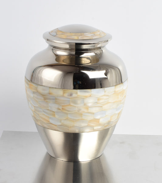 Mother Of Pearl Cremation Urn