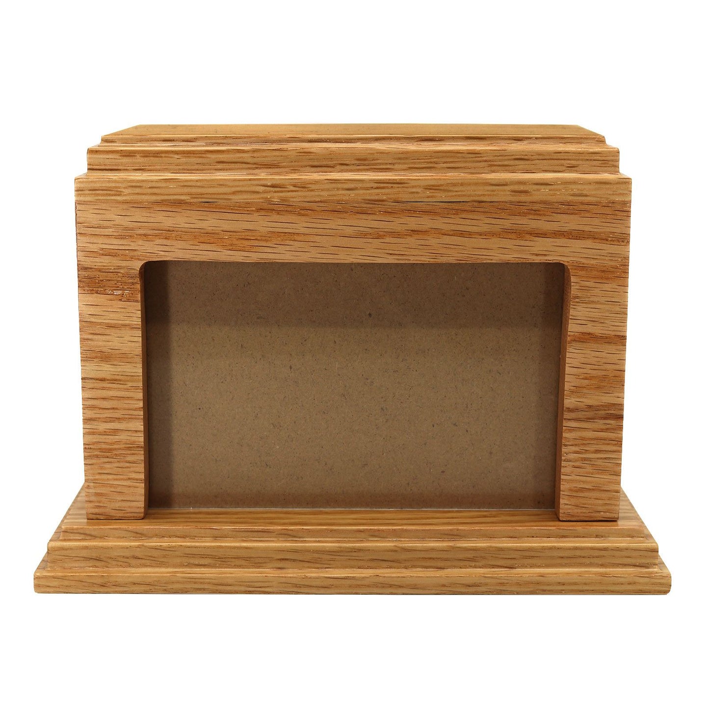Oak Wood Small Photo-Frame Casket Urn