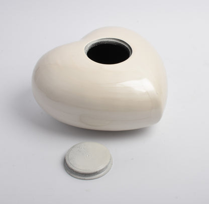 Heart Cremation Ashes Urn - Large-Medium-Small  – Adult Child or Dog Cat Pet Memorial