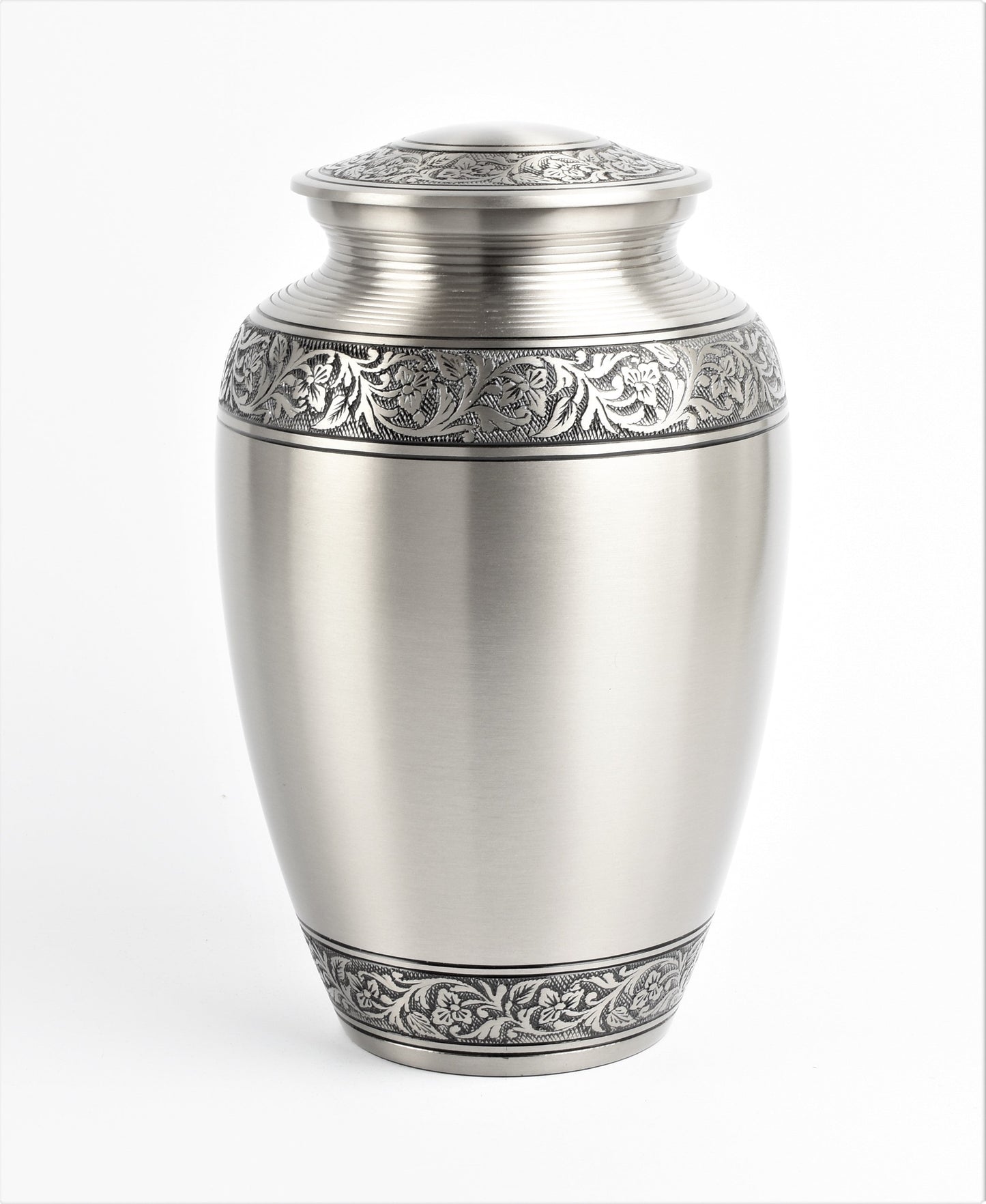 Pewter Hand Engraved Adult Cremation Urn
