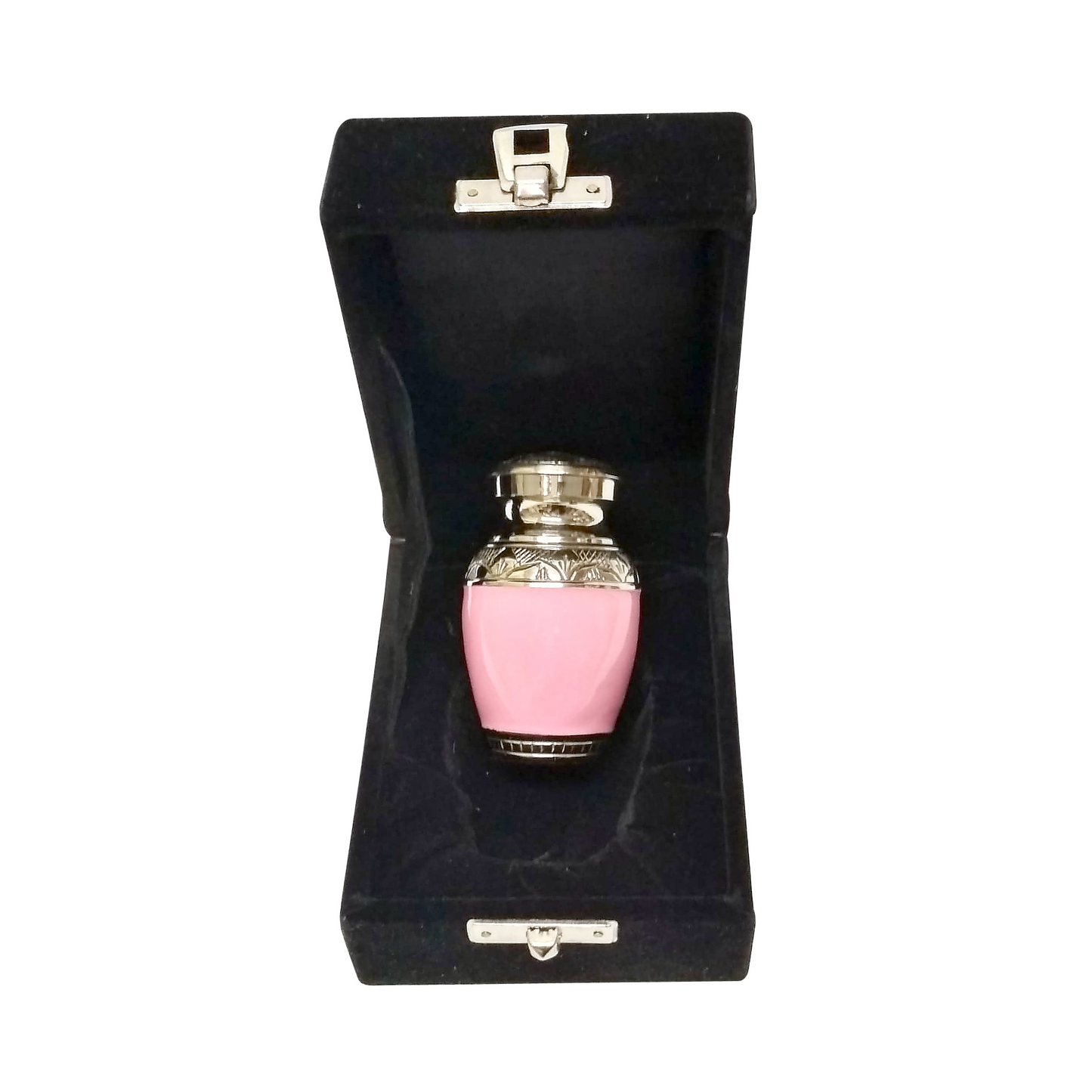 Pink Embossed Mini Keepsake Urn