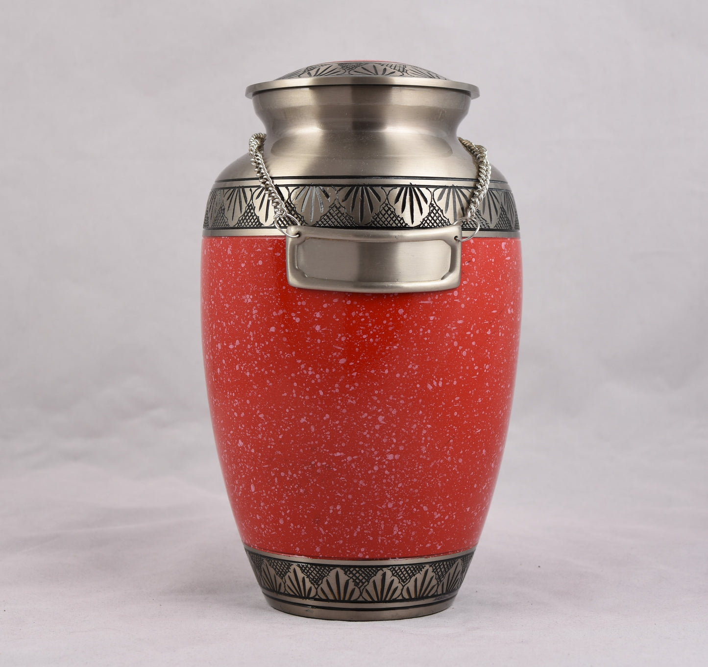 Medallion Plaque Name Label for Urn