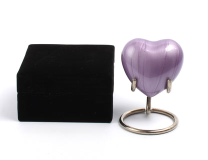 Purple Heart With Box & Stand
