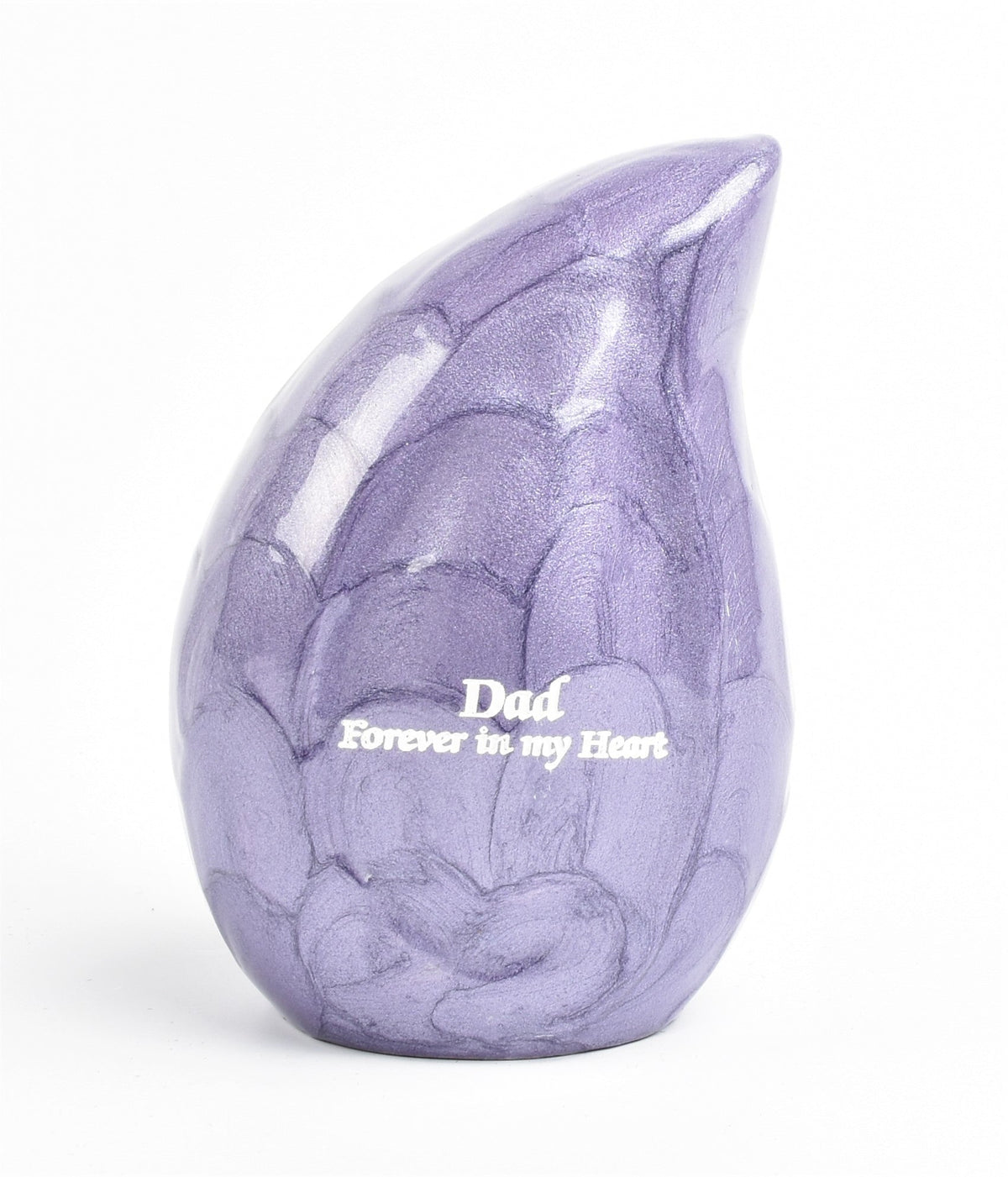 Purple Teardrop Keepsake Urn