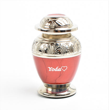 Red Dove Style Keepsake Urn