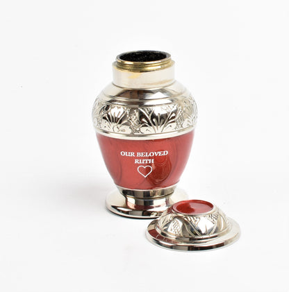 Red Dove Style Keepsake Urn