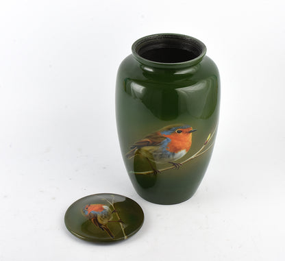 Robin Bird Adult Cremation Ashes Urn