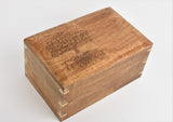 Large Solid Wood Cremation Ashes Casket Urn Tree Of Life