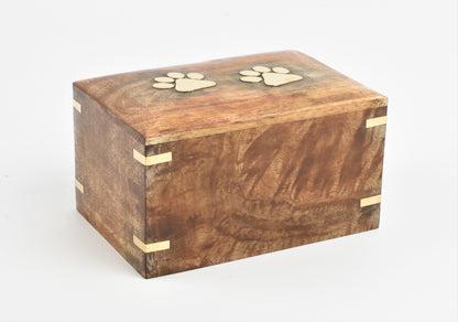 solid wood adult creamtion urn , container for human ashes, pet , funeral memorial remembrance