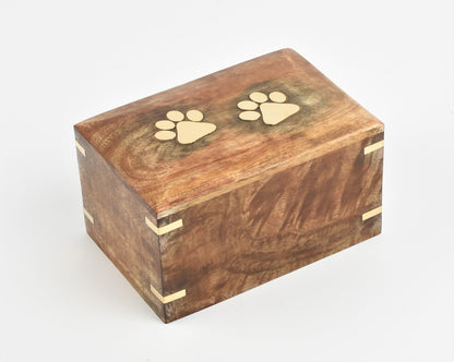 solid wood adult creamtion urn , container for human ashes, pet , funeral memorial remembrance