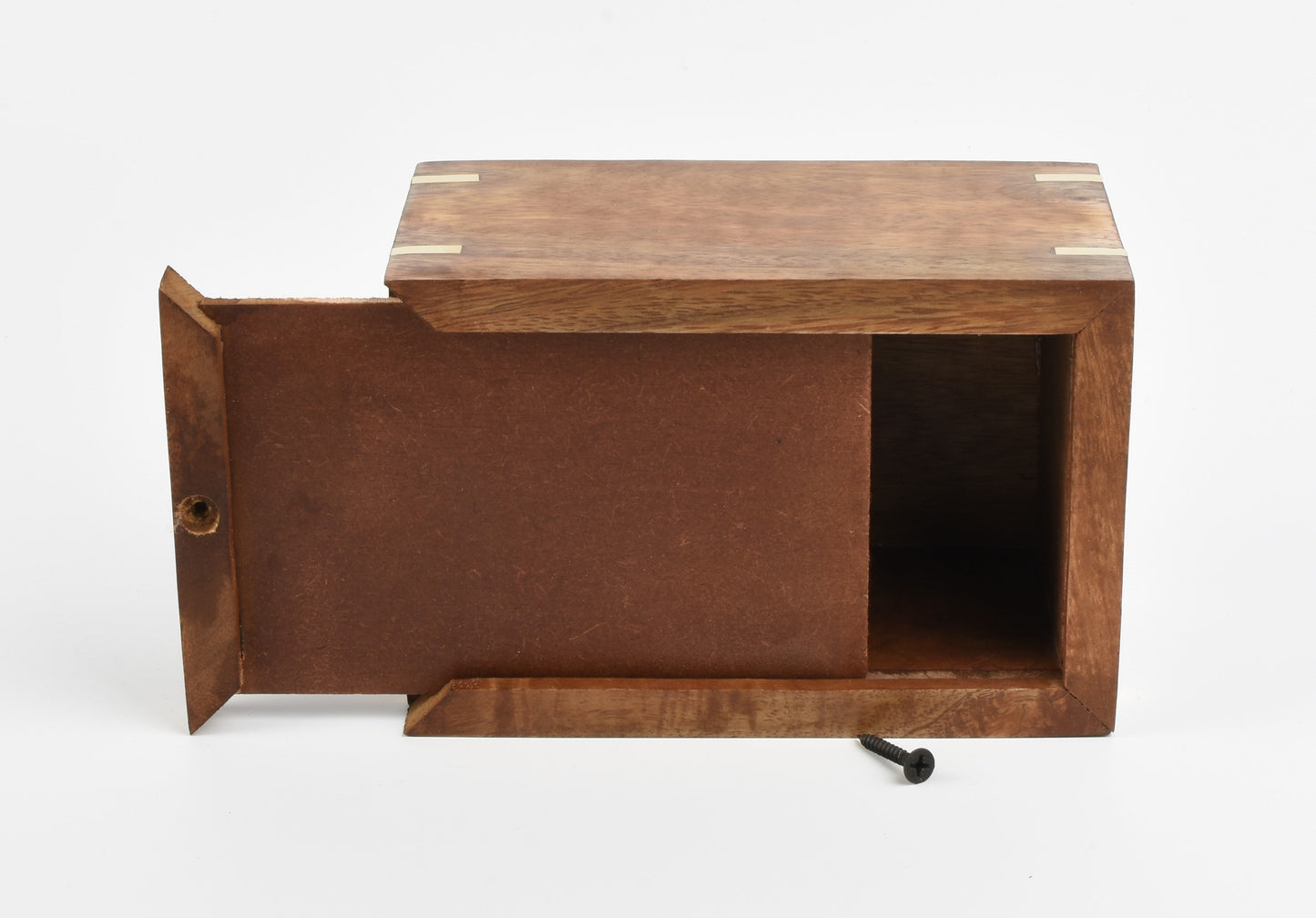 solid wood adult creamtion urn , container for human ashes, pet , funeral memorial remembrance