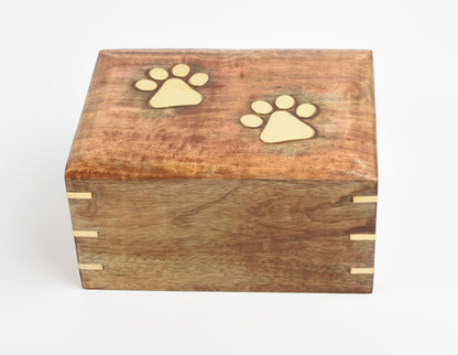 solid wood adult creamtion urn , container for human ashes, pet , funeral memorial remembrance