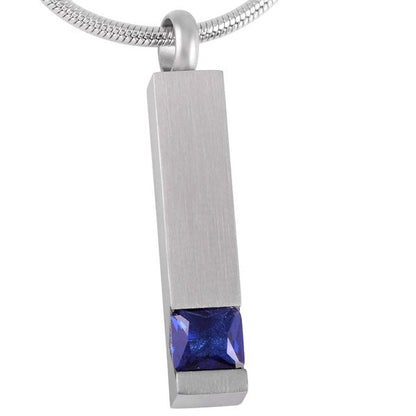 Grey with Blue Stone