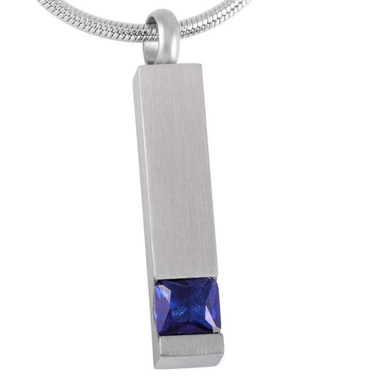 Grey with Blue Stone