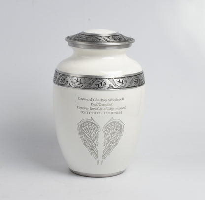 White Angel Wings- Medium-Small