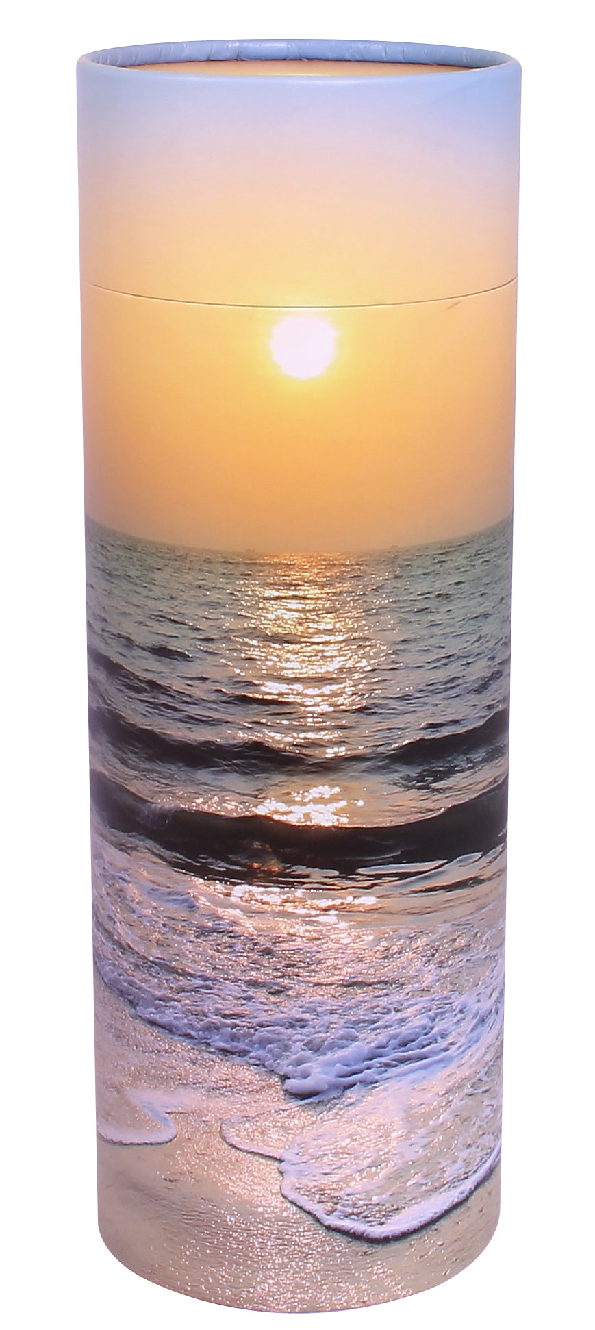 sunset  scatter tube, beech scatter tube, biodegradable ashes urn, eco friendly ashes urn, large, scatter tube, medium scatter tube, small scattering urn, child scatter ashes, pet ashes scatter urn, adult scatter urn, cardboard ashes urn, scattering urn, urn for scattering ashes , transferring ashes on plane, free delivery urn, finest quality urn,  quick delivery , water burial urn, land burial urn