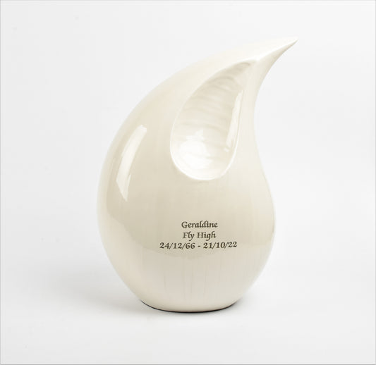 Large 13" Teardrop Cremation Urn