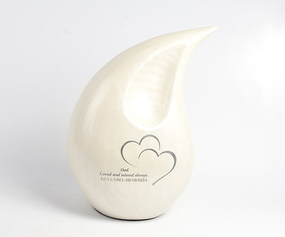 Large 13" Teardrop Cremation Urn