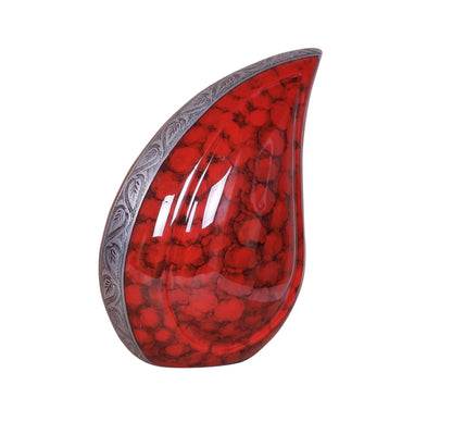 Red Cloud Adult Teardrop Cremation Urn
