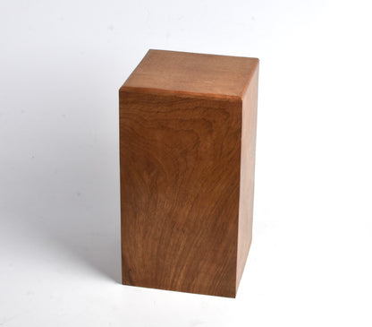 Carved Wood Large Biodegradable Casket Urn