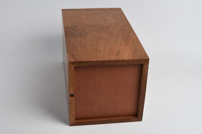 Carved Wood Large Biodegradable Casket Urn