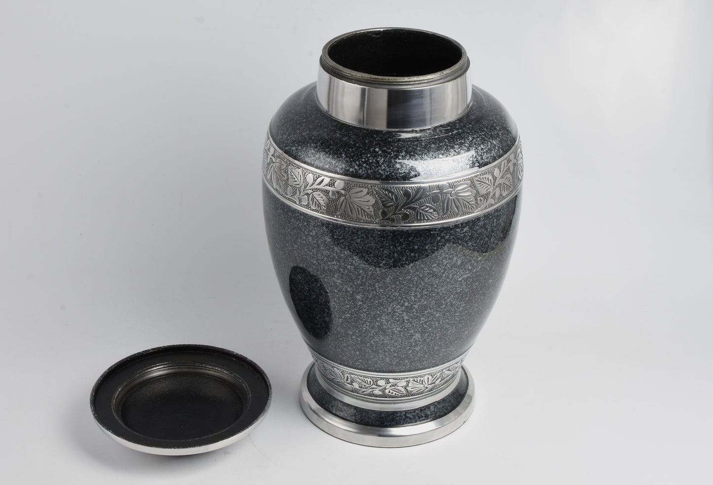 Grey Pattern Companion Urn For Two Body Ashes