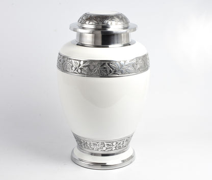 White 2 Body Ashes Companion Urn (365 Lb/165 Kg)