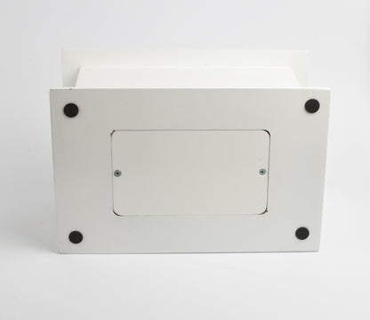 White MDF Wood Cremation Ashes Casket Paws Design Urn 2 Sizes: Small & Medium