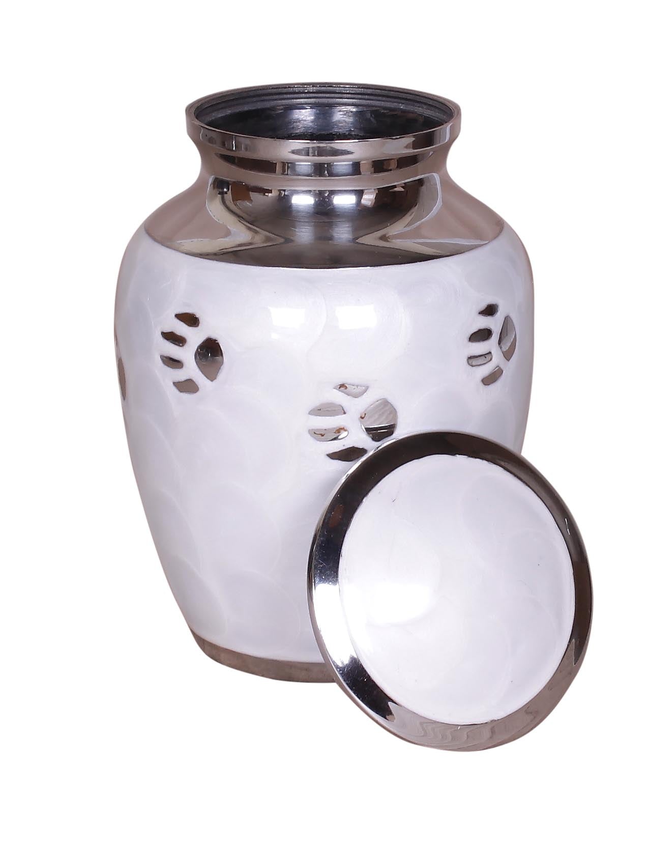 Pet ashes urn, white pet urn , paw print, dog cat ashes container large, Pet ashes urn, urn for pet, Funeral memorial remembrance urn cremation urn for ashes , urn for ashes , container for ashes, ashes storage jar, human ashes container, large urn , british urn, adult ashes urn, cremation urn for human ashes, funeral memorial burial remembrance URN, affordable price urn, metal urn, pet urn, free delivery urn, quick delivery urn