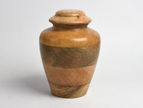 Wood Jar Small Urn For Child or Pet 6inch