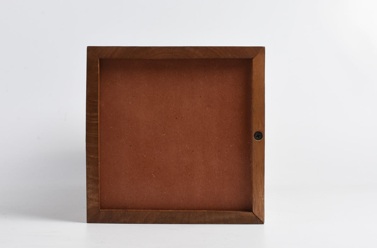 Wood Casket for Adult Ashes Feather Design