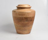 Wood Jar Urn 10 inch