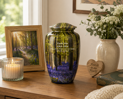 Bluebell Forest Adult Cremation Ashes Urn