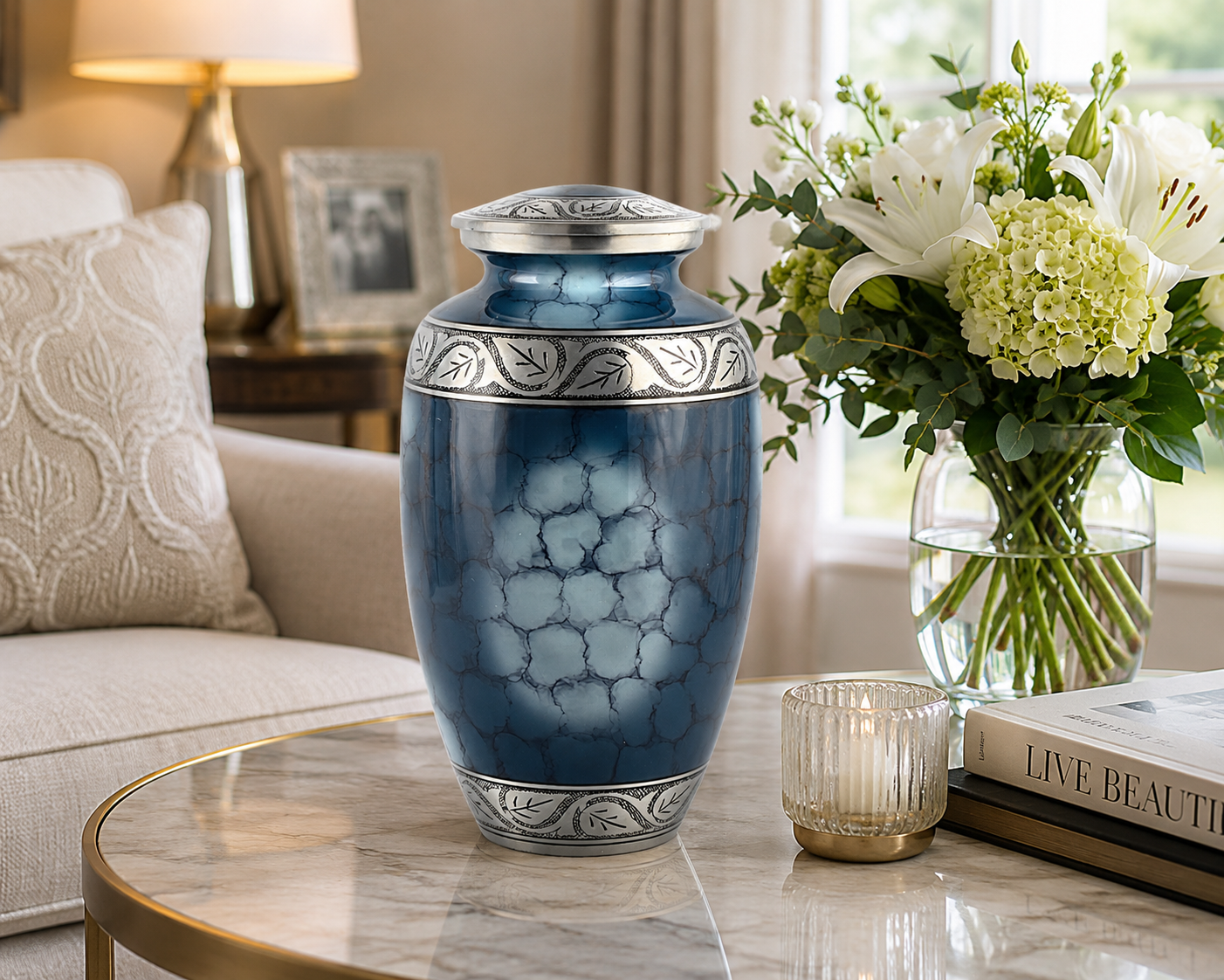 Blue Cloud Double Capacity Companion Urn (425 Lb/190 Kg)